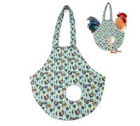 BOXOB Bolsa Porta Pollos, 63x37,5cm Impermeable Bolsa de Mano Gallinas con Asa Cabestrillo para Pollos Suministros Agrícolas para Aves de Corral Gallo Pato Transporte Viaje Conducción
