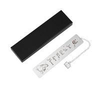 BOXOB Marcapáginas de Caballo de Acero Inoxidable Marcapáginas Animales Just A Girl Who Loves Horses Accesorios para Leer Regalos para Niñas Estudiantes Maestras