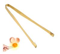 BOXOB Pinzas para Descascarillar Huevos, 15,2 cm Diseño Dentado Pinzas Descascarillar Acero Inoxidable Herramienta Esencial de Cocina Ideal per Cucinare e Cuocere al Forno Chef Regalo (Doradas)