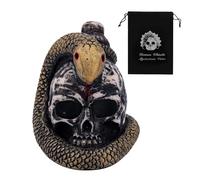 BOXOB Silbato de Muerte Azteca Que Grita, 125 decibeles + Silbato de Muerte Mexicano Más Fuerte Diseño de Serpiente Sinuosa Gritos Que Suenan Humanos Auténticos para Regalo Broma Halloween