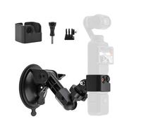 BOXOB Ventosa para Osmo Pocket 3, Kit de Soporte para Parabrisas Ventana y Tablero con Tornillo Universal de 1/4" para Osmo Pocket3 Osmo Action Insta360 Soporte para Teléfono Móvil y Cámara