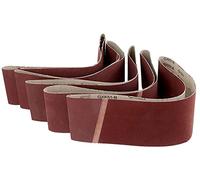 Boxonly 5 correas de lija de tela, 75 mm x 533 mm, grano 1000