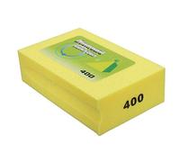 Boxonly Bloques de lijado de grano 400, bloque de pulido de diamante, almohadillas de mano para molienda de vidrio de mármol de granito