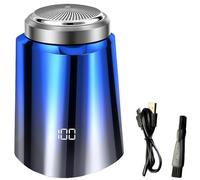 boxoon Mini afeitadora eléctrica portátil, para hombres y mujeres, recargable tipo C, resistente al agua IPX6, hoja de acero, ideal para aseo facial y corporal, pantalla LED