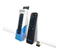 BOXPUT BPR1S Plus - Mando a distancia inalámbrico USB de 2.4 G, control remoto de voz Bluetooth con giroscopio de 6 ejes, control remoto universal para cajas de TV Android y palos de TV
