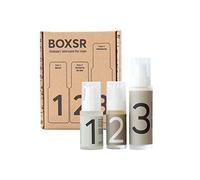 BOXSR | Box Good Face | Cuidado Facial Hombre | Serum Vitamina C Ácido Hialurónico, Contorno de Ojos y Crema Hidratante | Cosmética Masculina Natural Skincare for Men (Box Good Face Pack de 3)