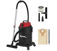 BOXTEC NTS 30 - Aspirador industrial en seco y húmedo (30 L, encendido automático, hasta 2000 W, con función de soplado, limpieza de filtro, sin bolsa)