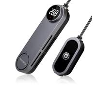 Boxtech 300W Acuarios Calefacción, Acuarios Sumergibles Calefacción Ajustable con Protección contra el sobrecalentamiento con Termostato y Pantalla LED para Ajuste de Temperatura (300W)