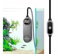 boxtech Calentador para acuario de 50 W, calentador de acuario sumergible, automático con termostato para acuario con regulador de temperatura exterior para acuarios de 10 - 40 l, peces y tortugas