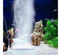 boxtech Piedra de Aire para Acuario, Kit de Piedra de oxígeno Nano Burbuja de Aire, difusor superalto para oxígeno disuelto, Deja Burbujas superpequeñas para Acuario e hidroponía (80 mm)