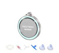 boxtech Piedra Difusora de Aire para Acuario de 3.1（80mm） Pulgadas, Disco Difusor de Oxígeno Nano para Burbujas Ultrafinas, Aireación Súper Silenciosa para Peceras Pequeñas