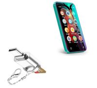 BoxWave Adaptador compatible con reproductor de MP3 TIMMKOO Q3E - Mini lector de tarjetas micro SD, lector USB tipo C OTG USB 3.0, llavero adaptador - plateado metálico