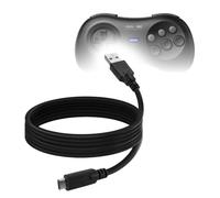 BoxWave Cable compatible con 8BitDo M30 Bluetooth Gamepad - DirectSync - USB 3.0 A a USB 3.1 tipo C, cable de carga y sincronización USB C - 6 pies - Negro