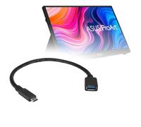 BoxWave Cable compatible con ASUS ProArt Display (PA148CTV). Adaptador de expansión USB, añade hardware conectado por USB a tu teléfono