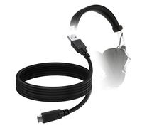 BoxWave Cable compatible con auriculares inalámbricos BOSS Waza-Air para guitarra, DirectSync, USB 3.0 A a USB 3.1 tipo C, cable de carga y sincronización USB C, 6 pies, color negro