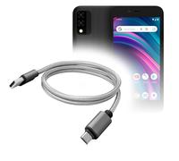 BoxWave Cable compatible con BLU Studio X5 - Micro USB DuraCable, cable de carga micro USB trenzado, color gris espacial
