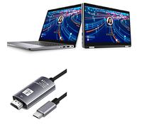 BoxWave Cable compatible con Dell Latitude 5320 2 en 1 - Cable SmartDisplay - USB tipo C a HDMI (6 pies), cable USB C/HDMI - Negro azabache