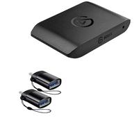 BoxWave Cable compatible con Elgato HD60 X - USB-C a A PortChanger (paquete de 2), llavero portátil USB tipo C OTG USB - Negro pizarra