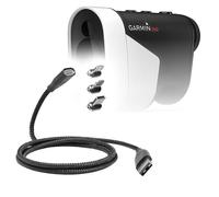 BoxWave Cable compatible con Garmin Approach Z82 - MagnetoSnap PD AllCharge Cable (100 W), carga magnética trenzada USB tipo C Micro - Negro azabache