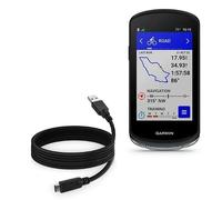 BoxWave - Cable compatible con Garmin Edge 1040 (cable de BoxWave) - DirectSync - USB 3.0 A a USB 3.1 tipo C, cable de carga y sincronización USB C para Garmin Edge 1000 - 6 pies, color negro