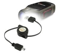 BoxWave Cable compatible con Garmin Virb - miniSync, retráctil, cable de sincronización portátil