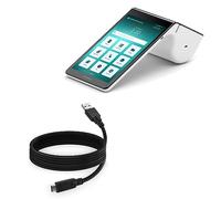 BoxWave Cable compatible con GoDaddy Poynt Smart Terminal - DirectSync - USB 3.0 A a USB 3.1 Tipo C, cable de carga y sincronización USB C para GoDaddy Poynt Smart Terminal - 6 pies - Negro