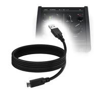 BoxWave Cable compatible con IK Multimedia Axe I/O ONE - DirectSync - USB 3.0 A a USB 3.1 tipo C, cable de carga y sincronización USB C - 6 pies - Negro