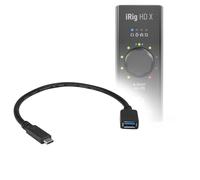 BoxWave Cable compatible con IK Multimedia iRig HD X - Adaptador de expansión USB, añade hardware conectado por USB a tu teléfono