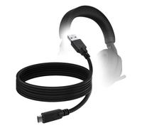 BoxWave Cable compatible con Jabra Evolve2 85 - DirectSync - USB 3.0 A a USB 3.1 tipo C, cable de carga y sincronización USB C - 6 pies - Negro