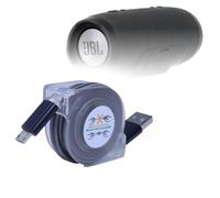 BoxWave Cable compatible con JBL Charge Essential - miniSync, retráctil, cable de sincronización portátil