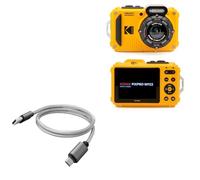 BoxWave Cable compatible con Kodak PixPro WPZ2 - Micro USB DuraCable, cable de carga micro USB trenzado, color gris espacial