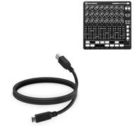 BoxWave Cable compatible con Novation Launch Control XL - DirectSync - USB B a USB 3.1 tipo C, cable de sincronización USB B a C - 3 pies - Negro