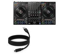 BoxWave Cable compatible con Pioneer DJ DDJ-FLX10 - DirectSync - USB 3.0 A a USB 3.1 tipo C, cable de carga y sincronización USB C - 6 pies - Negro