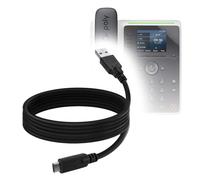 BoxWave Cable compatible con Poly Edge E220 - DirectSync - USB 3.0 A a USB 3.1 Tipo C, cable de carga y sincronización USB C - 6 pies - Negro