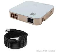 BoxWave Cable compatible con proyector inteligente portátil Kodak Luma 350 - Cable DirectSync (15 pies), cable de carga y sincronización extralargo - Negro