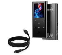 BoxWave Cable compatible con reproductor MP3 ZOOAOXO M600 - DirectSync - USB 3.0 A a USB 3.1 tipo C, cable de carga y sincronización USB C - 6 pies - Negro