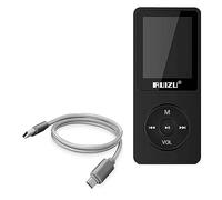 BoxWave Cable compatible con RUIZU X02 Bluetooth reproductor MP3 - Micro USB DuraCable, cable de carga micro USB trenzado - gris espacial