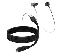 BoxWave Cable compatible con SoundPEATS Q30 HD+ - DirectSync - USB 3.0 A a USB 3.1 tipo C, cable de carga y sincronización USB C - 6 pies - Negro