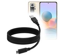 BoxWave Cable compatible con Xiaomi Redmi Note 10 Pro Max - DirectSync - USB 3.0 A a USB 3.1 Tipo C, cable de carga y sincronización USB C - 1,8 m - Negro