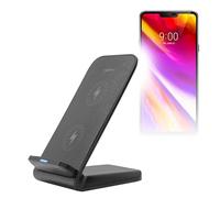 BoxWave® Cargador para LG G7 ThinQ, Soporte inalámbrico de Carga rápida, sin Cable, sin Problemas. ¡Carga tu teléfono con Facilidad! para LG G7 ThinQ - Negro Azabache