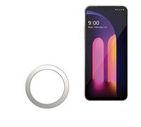 BoxWave Dispositivo inteligente compatible con LG V60 ThinQ 5G (pantalla única), anillo MagnetoSafe, añade funcionalidad de imán de aleación adhesiva para LG V60 ThinQ 5G (pantalla única), plateado