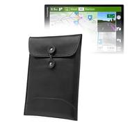 BoxWave - Funda compatible con Garmin DriveSmart 86 (funda de BoxWave) - Sobre de piel Nero, funda de piel tipo cartera para Garmin DriveSmart 86