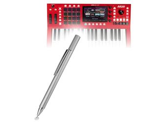 BoxWave Lápiz capacitivo compatible con Akai MPC Key 37, lápiz capacitivo FineTouch, lápiz capacitivo súper preciso, plateado metálico