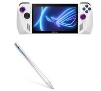 BoxWave Lápiz capacitivo compatible con ASUS ROG Ally Z1 Extreme - AccuPoint Active Stylus, lápiz capacitivo electrónico con punta ultrafina, color plateado metálico