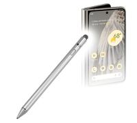 BoxWave Lápiz capacitivo compatible con Google Pixel Fold - AccuPoint Active Stylus, lápiz capacitivo electrónico con punta ultrafina - plateado metálico