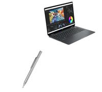 BoxWave Lápiz capacitivo compatible con HP OmniBook X Flip 14, lápiz capacitivo FineTouch, lápiz capacitivo súper preciso, plateado metálico