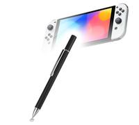 BoxWave - Lápiz capacitivo compatible con Nintendo Switch OLED, lápiz capacitivo FineTouch, lápiz capacitivo súper preciso para Nintendo Switch modelo OLED, color negro azabache