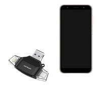 BoxWave Smart Gadget compatible con ASUS Transformer Pad TF300TG - AllReader lector de tarjetas SD, lector de tarjetas microSD compacto USB - Negro azabache