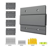 BOXZYE - 5 pares de ganchos franceses de 4 pulgadas, kit de accesorios de montaje en pared entrelazados, clips en Z para colgar espejo, imagen, panel, arte, marco, pizarra blanca