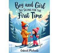 Boy And Girl Trying to Skii for the first time